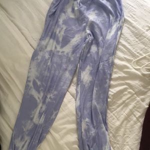 Tie dye sweat pants